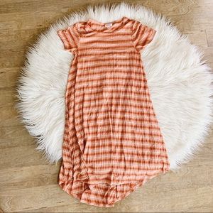 LuLaRoe || Copper Striped Dress